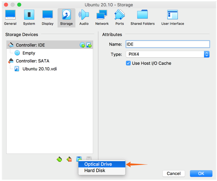 how to get a virtual optical disk file